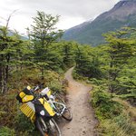 The trail to Chilean border