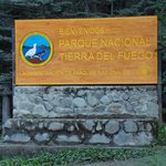 Tierra del Fuego NP sign